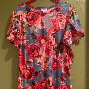 LuLaRoe Large Floral Olive